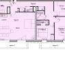 Val Thorens - Le Sabot de Venus . Val Thorens - Apartamento de 4 piezas 6/8 (3 habitaciones; 85m2) número 2: